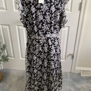 Ralph Lauren romantic long lined dress. Elegant.